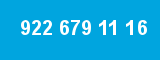 922 679 11 16